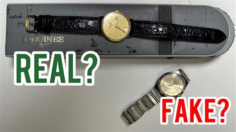 how to spot a fake longines watch|how to spot longines watches.